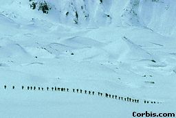 Crossing Baltor Glacier