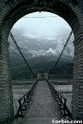 A bridge in Gilgit.